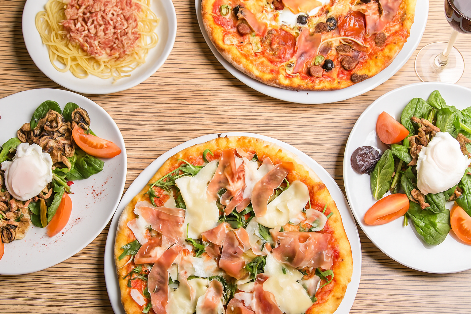 Pizza et spaghetti Chupito